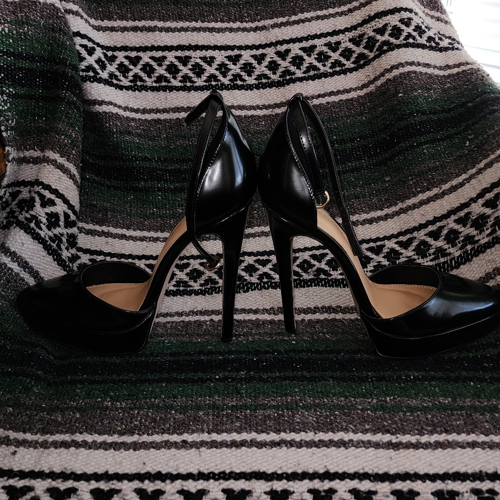 Shoedazzle Black Heels, size 8.5
